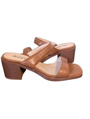 Maypie Chunk Heeled Double Strap Sandals